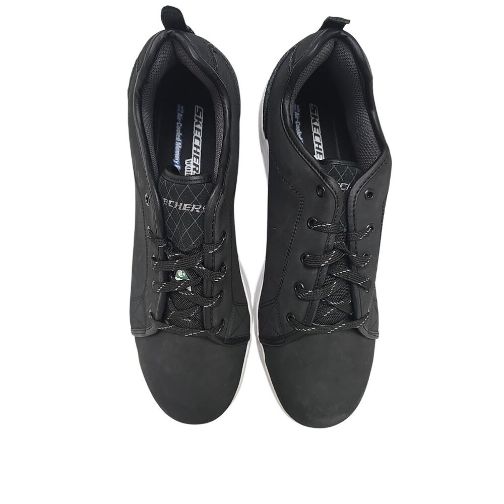 Skechers Men's Steel Toe Steel Plate Skate Safety Work Shoe 99999071 Black 14M - Picture 8 of 9